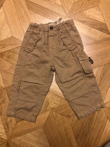 Hnedé kapsáčové nohavice, burberry,80