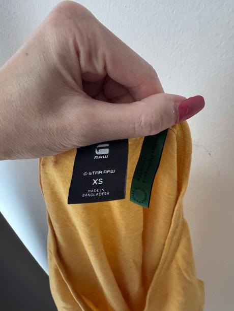 Žlté tričko, g-star raw,xs