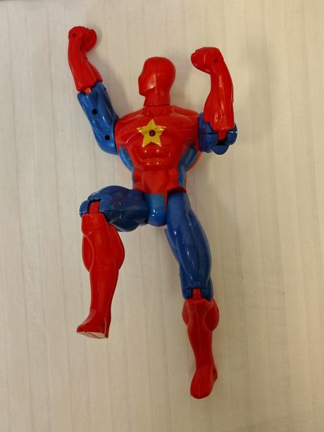 Zber. retro figúrka spider-man vintage bootleg 90s,