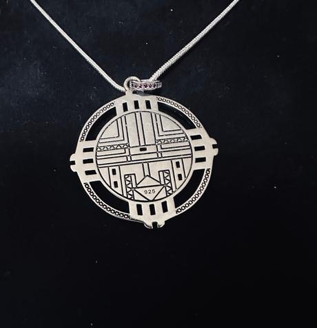 Strieborný prívesok symbol slnka ts, 