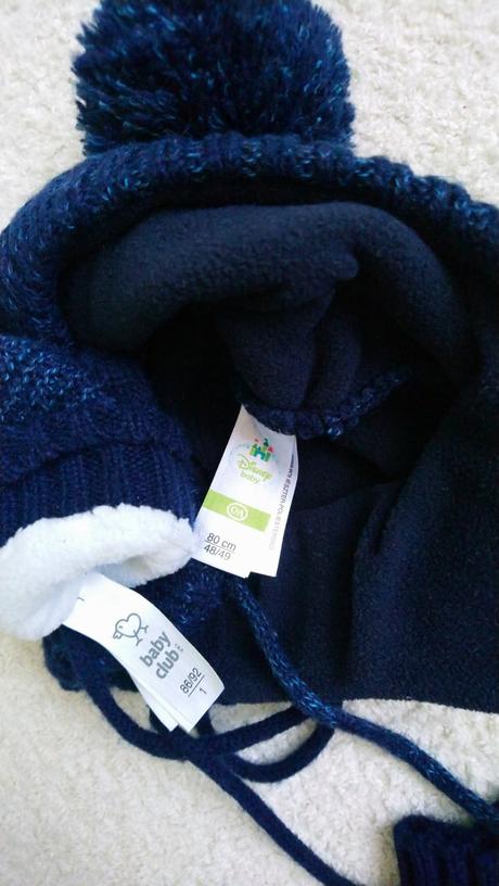 Čiapka a rukavice c&a 80, baby club,80