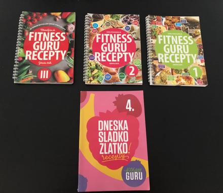 Fitness guru recepty sada 4 knih, 