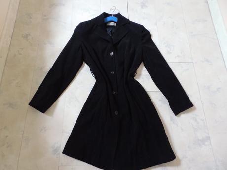 3/4 semišový slim trenčkot, clockhouse,m
