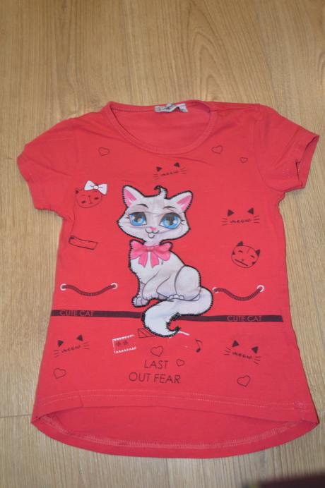 Tričko - mačka s blikajúcimi očami, 104