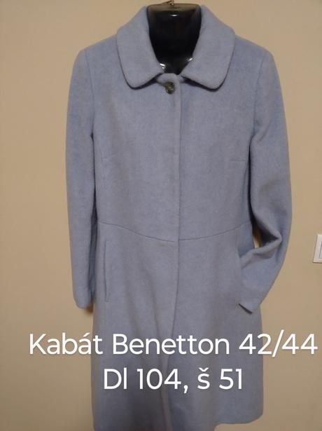 Kabát 42/44, benetton,xxl