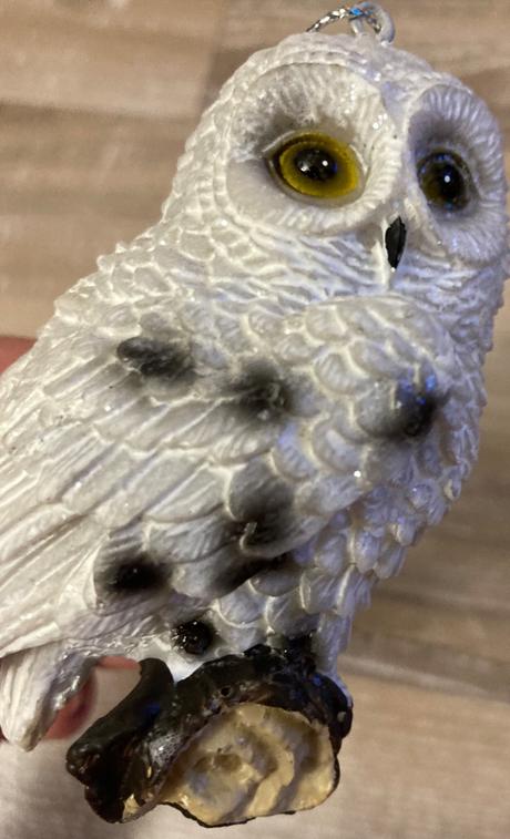 Nádherná sova dekorácia/vianoce, 