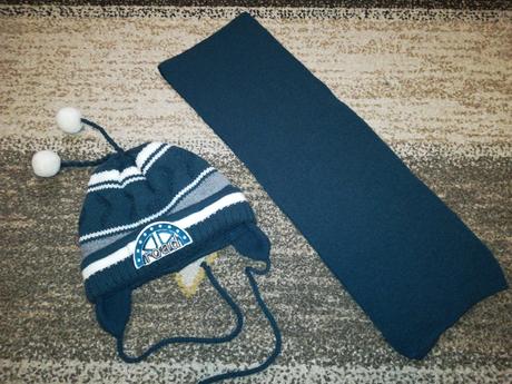 Zimný set čiapka so šálom, 110