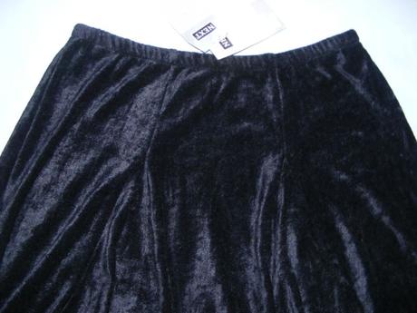 Dlhá zamatová sukňa zn. next, next,34 - xs