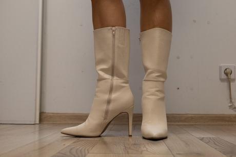 Béžové čižmičky č.41, deichmann,41