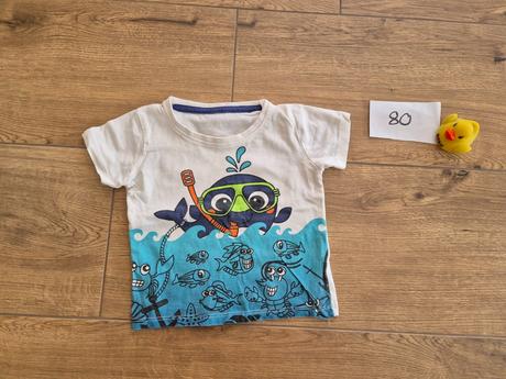 Krátky rukáv, h&m,80