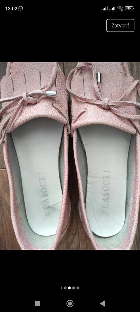 Kožené balerínky lasocki, lasocki,37