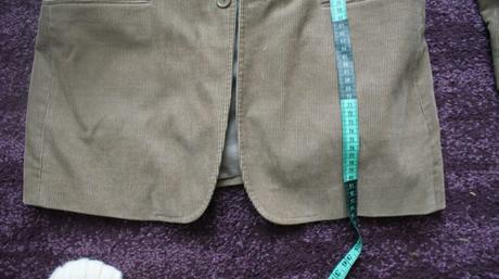 Menčestrové sako, h&m,48