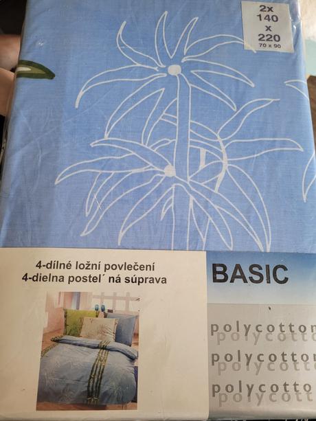 Posteľné obliečky na manželskú posteľ- nove, šírka (cm): 140,dĺžka (cm): 220