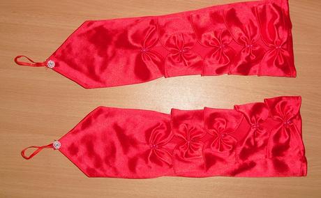 Satenove rukavicky, s