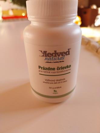 Prázdne črievko (medveď natural), 