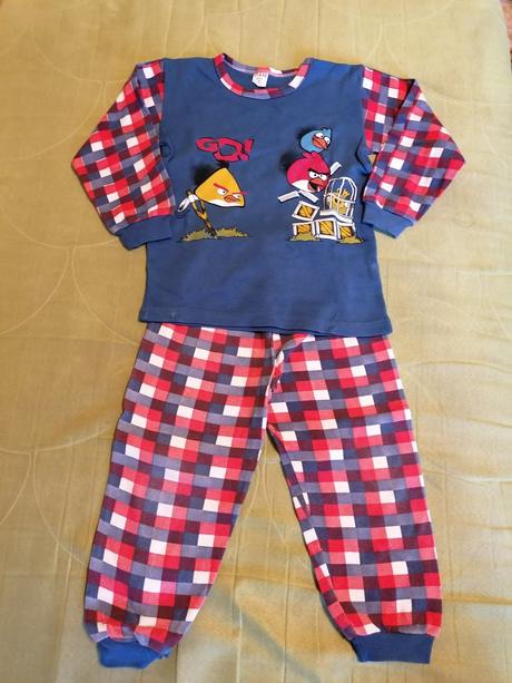 Chlapčenská domáca súprava, pyžamo angry birds, bebe,122