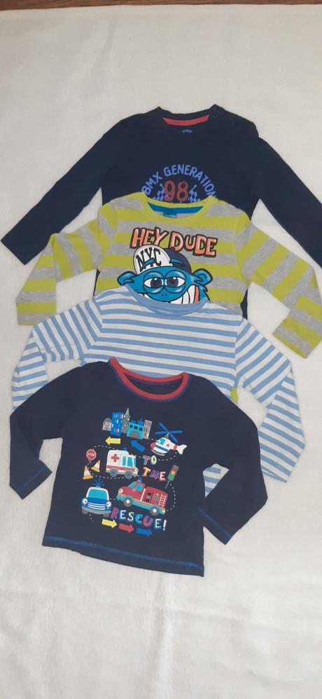 4x tričko - cena spolu, george,98