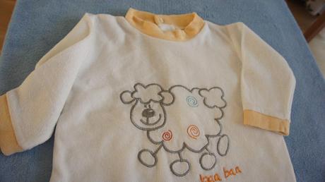 Zamatový overal ovečka, 74