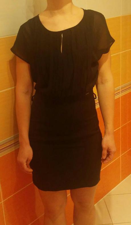 Elegantne cierne saty znacky gaudi,velkost s, gaudi,s