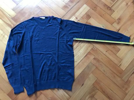 Tmavomodrý sveter - pánsky, 52