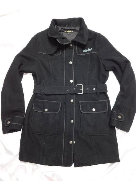 Damsky trendy vlneny kabatik, 38