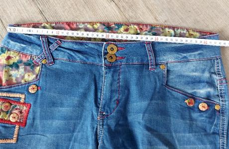 Rifľové kraťasy - roll-upky, bonprix,40