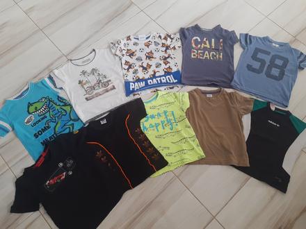 10x tričko s krátkym rukávom 98/104, 98