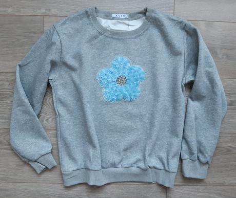 Seda mikina s kvetom, m