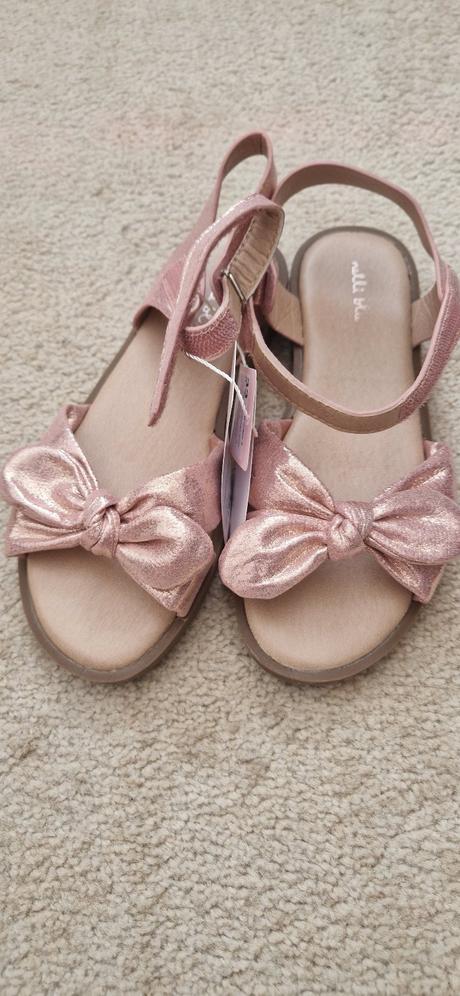 Nelli blu sandalky 33 ruzove trblietave, nelli blu,33