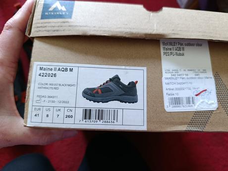 Nové trekingové topánky, mckinley,41