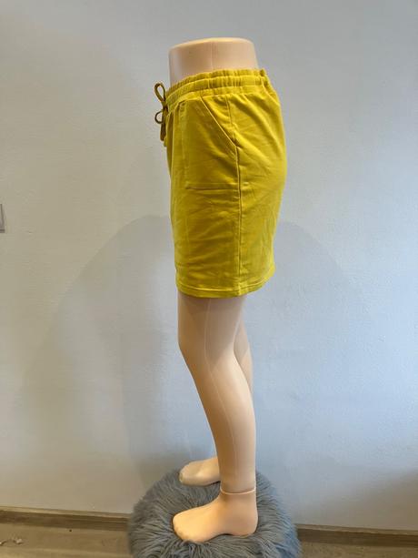 Dámska sukňa žltá fisherfield (l), l