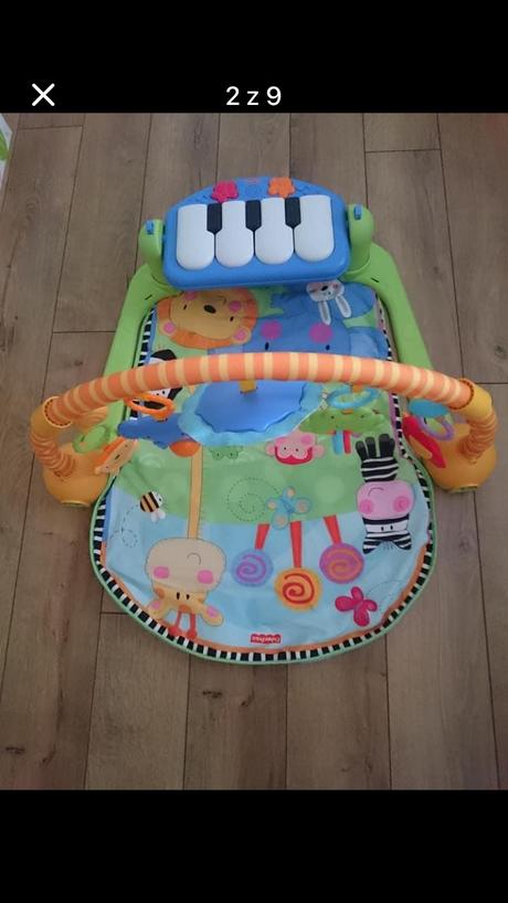 Hracia deka s klavírom zn.fisher price, 