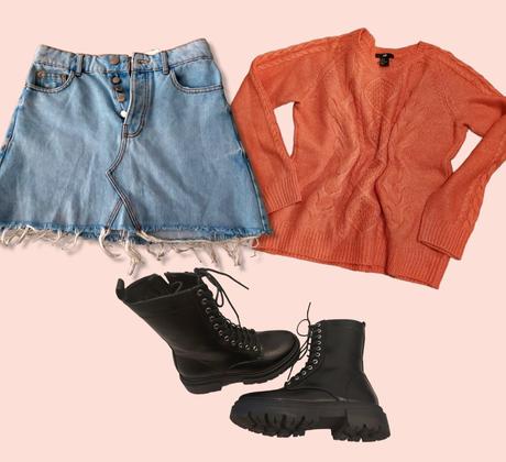 Dámska rifľová sukňa, bershka,s