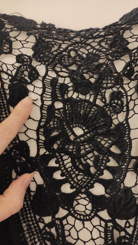 Tenky svetrik s cipkou, only,s