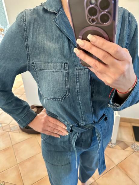 Rifľový overal, h&m,s