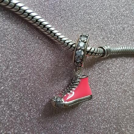 Prívesok ružová topánka, 