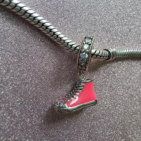 Prívesok ružová topánka, 