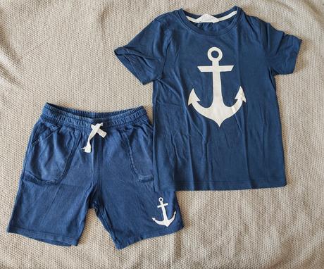 Letný set tričko a kraťase h&m, h&m,116