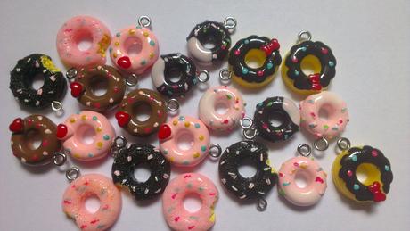 Prívesok donut (šiška) 5ks, 