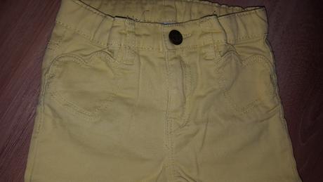 Žlté rifle na 4-6 mes., h&m,68