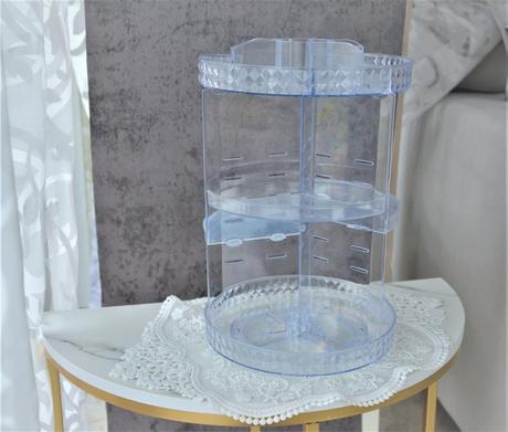 Otočný poschodový kozmetický organizér,