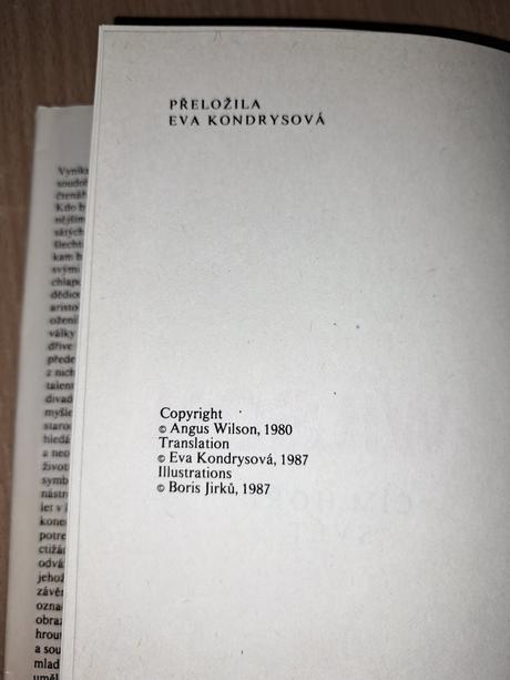 Angus wilson čím hoří svět, 