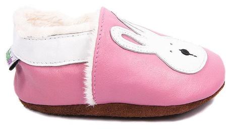 Detské kožené dievčenské capačky, 22 / 23