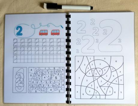 Učíme sa písať čísla - dopravné prostriedky a5,