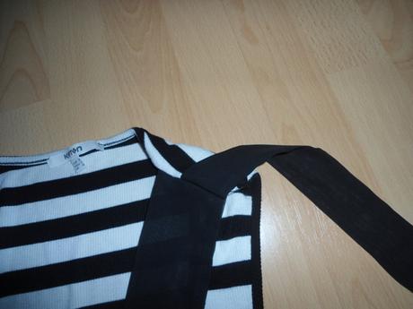 Cierno-biele tricko / tielko, s