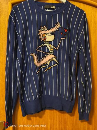 Love moschino originál kvalitný luxusný svetrík, moschino,l