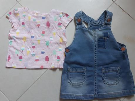 Riflova suknicka na tracky s trickom - set, f&f,62