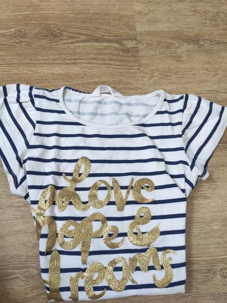 Tričko pásikavé, vek ,8-10r. veľ.134/140, h&m,134