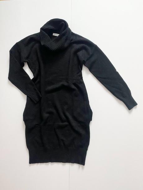 Pletené šaty s angorou, l / m / s / xl
