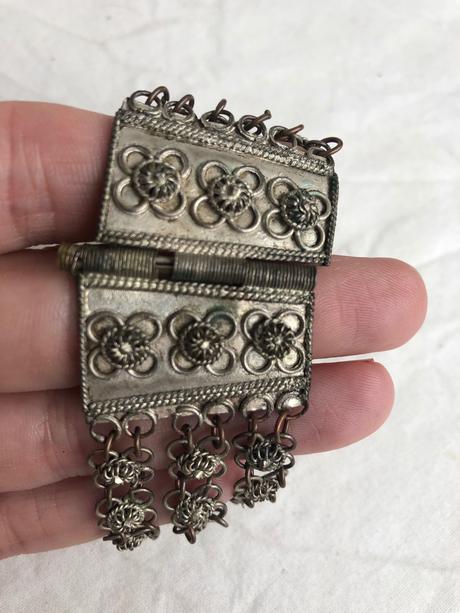 Unikatny starozitny secesny naramok,